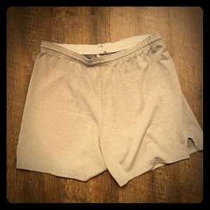 Russell Athletics Light Gray Workout Shorts